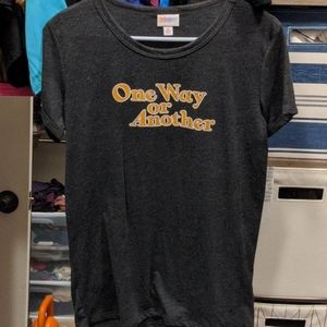 Gray one way or another shirt